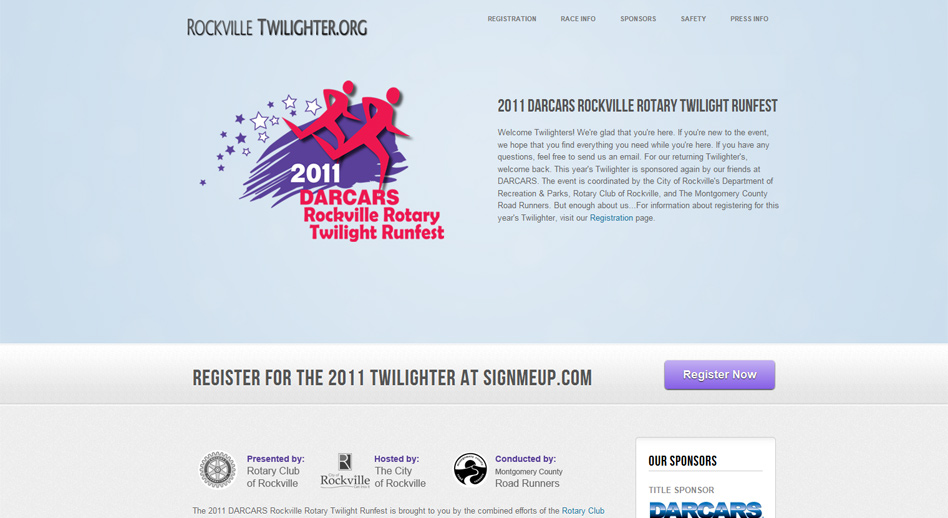 Website Design Portfolio Rockville Twilighter